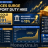 today gold rate India May 13 2026 city wise 22K 24K price chart import duty hike Today gold rate jumped ₹1,391/gram (24K) on May 13, 2026 — the sharpest single-day rise this year, triggered by India raising import duty to 15%