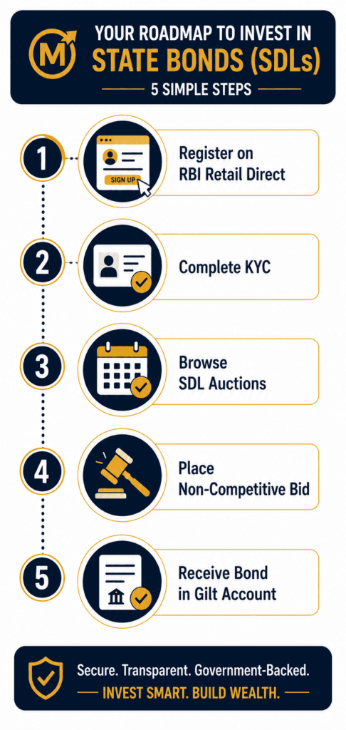 how to buy State Backed Bonds 2026 RBI Retail Direct step by step