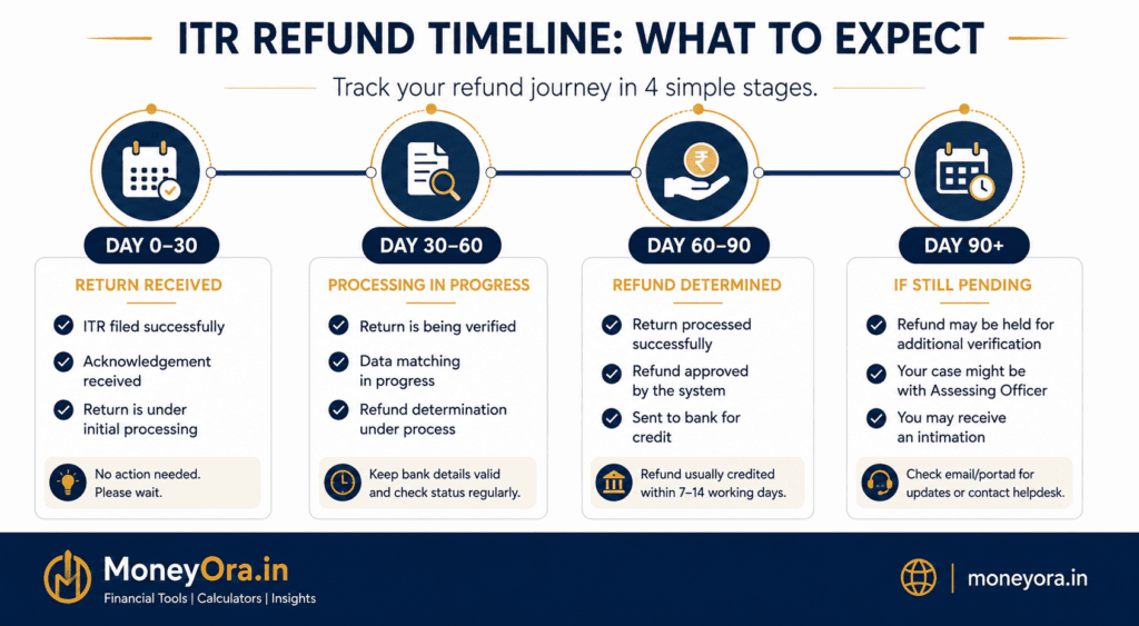 ITR Refund Status Check day 30 60 90 decision framework 2026