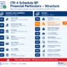 ITR 4 total assets mismatch error shown in Schedule BP Financial Particulars section AY 2026-27
