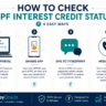EPF interest credit status check methods — passbook, UMANG, SMS and missed call 2026